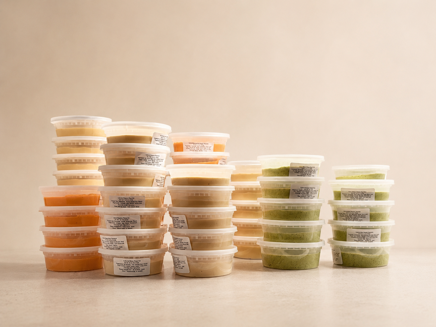 Lulu's hummus containers